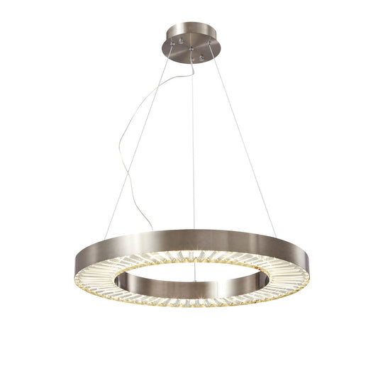 PDC 706-60 MCR # LED ΣΤΡΟΓΓΥΛΟ ΜΕ ΕΝΣΩΜΑΤΩΜΕΝΑ ΚΡΥΣΤΑΛΛΑ Φ60x100