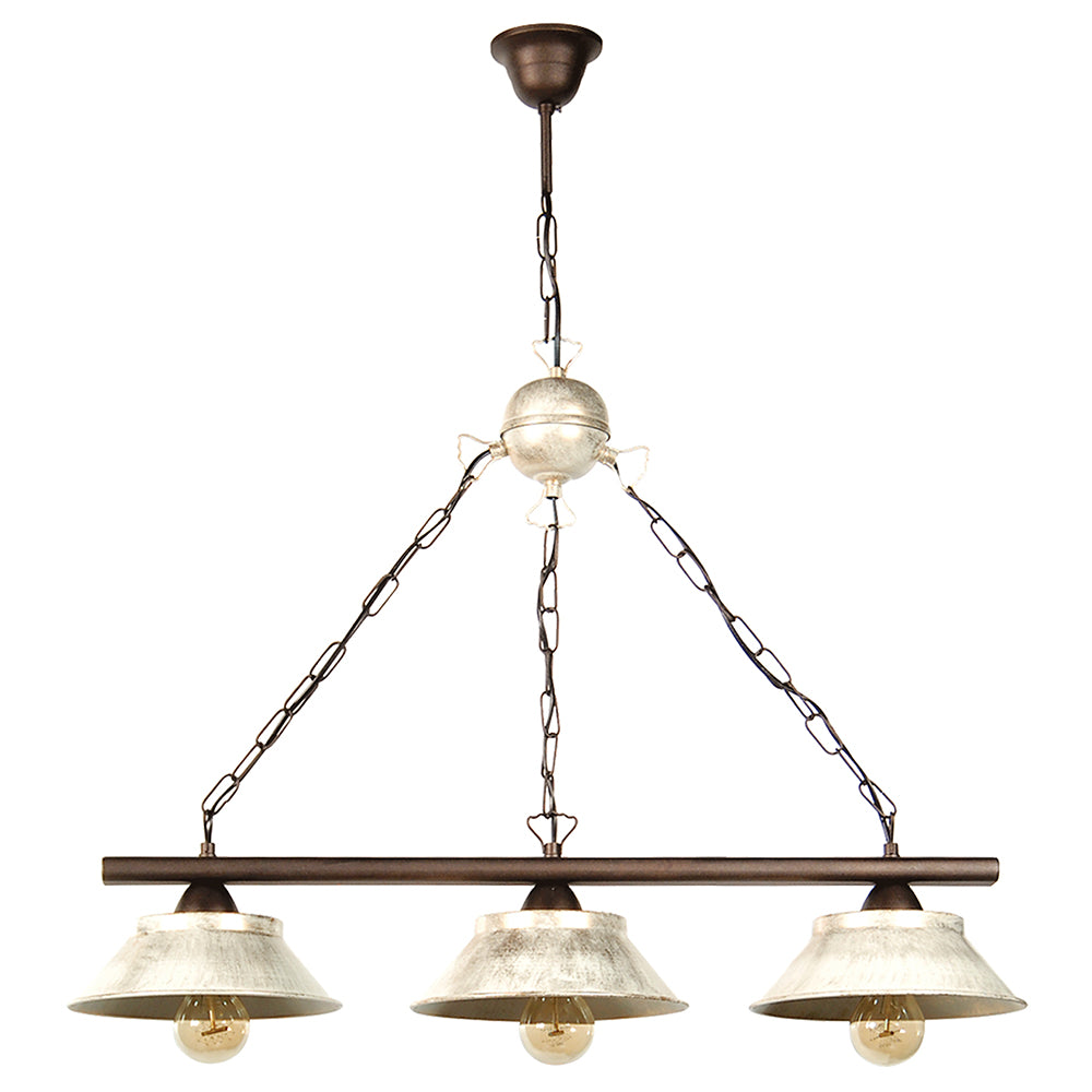 PDA 293-3 3/Φ ΡΑΓΑ ΣΚΟΥΡΙΑ ΠΙΑΤΑΚΙΑ ΕΚΡΟΥ 3xΕ27 76x22x80