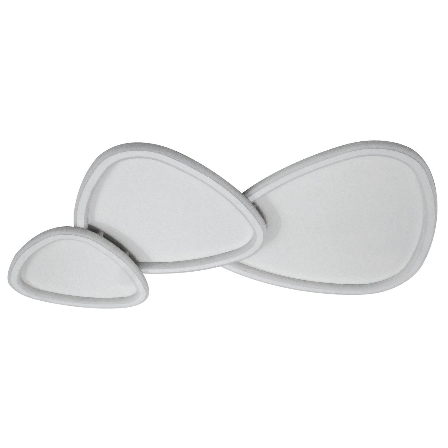 CCC 712-2 ΠΛΑΦΟΝΙΕΡΑ LED ΛΕΥΚΗ 3 ΒΟΤΣΑΛΑ 89x53x8