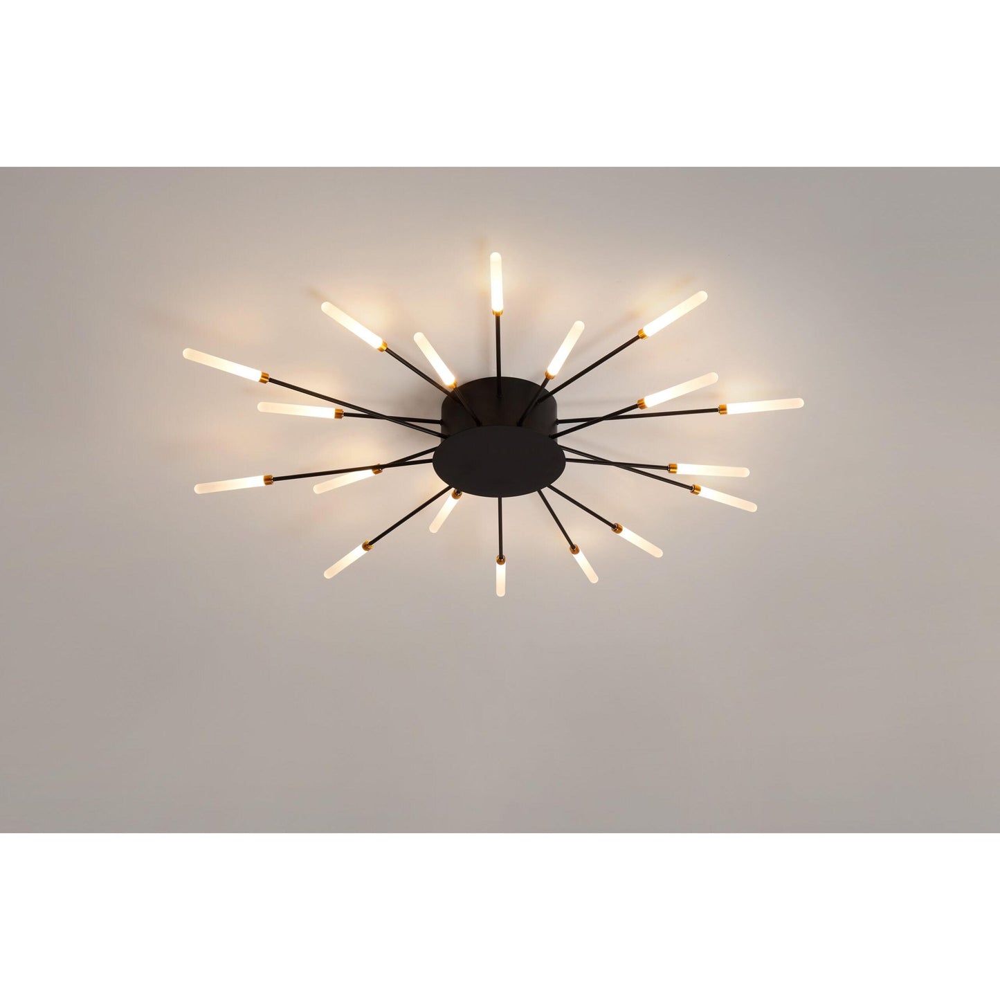 CCC 709-18 # LED ΟΡΟΦΗΣ ΜΑΥΡΟ ΑΚΤΙΝΕΣ Φ80x9