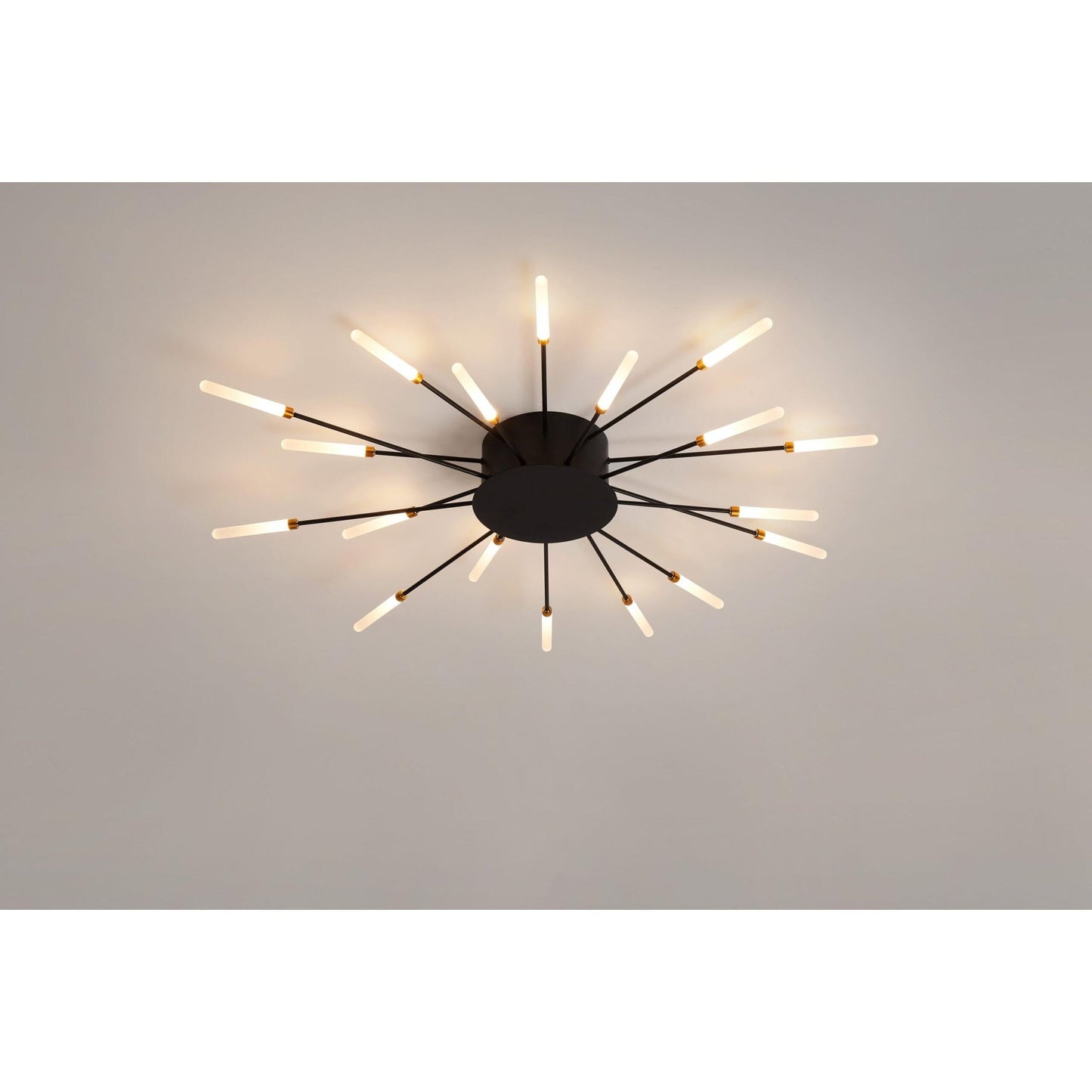 CCC 709-18 # LED ΟΡΟΦΗΣ ΜΑΥΡΟ ΑΚΤΙΝΕΣ Φ80x9