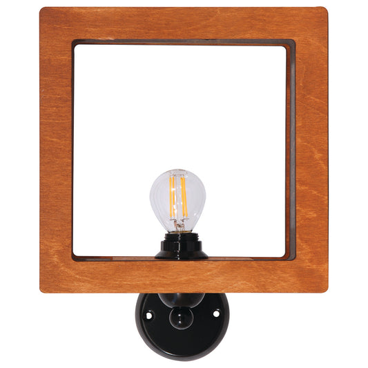 WLA 387 ΑΠΛΙΚΑ ΞΥΛΟ ΤΕΤΡΑΓΩΝΟ ΚΑΦΕ 30x30x22