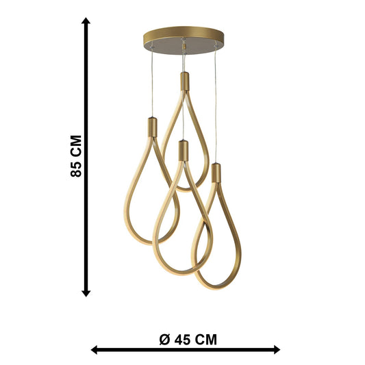 PDT 700-4 AB # ΚΡΕΜ. 4/Φ LED ΘΗΛΙΕΣ ΟΞΥΝΤΕ Φ45x85