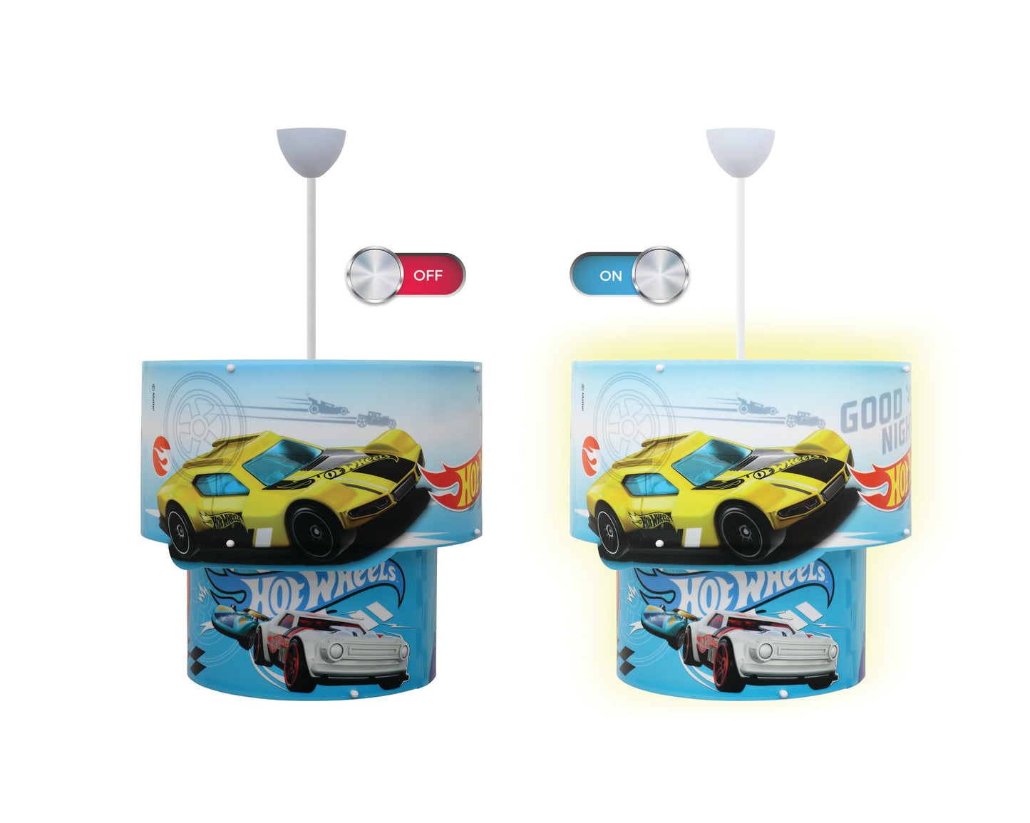 PDT 4352 HW ΚΡΕΜ. 1/Φ 3D ΔΙΠΛΟ ΠΑΙΔΙΚΟ HOT WHEELS Φ30x(28-70)