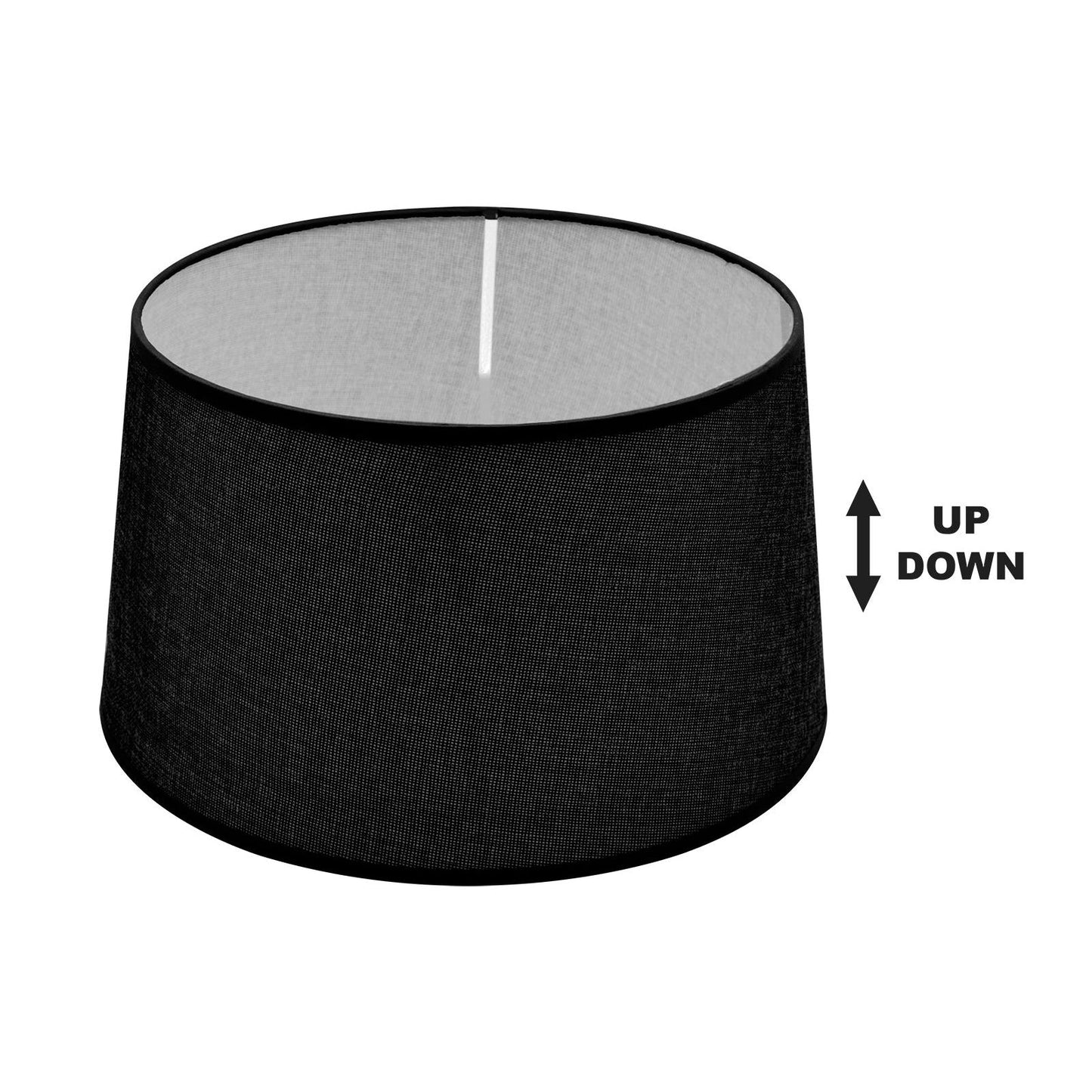 SPC 35 BK E14-E27 ΚΑΠΕΛΟ ΜΑΥΡΟ UP/DOWN Φ(30-35)x20
