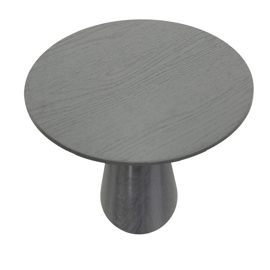 Τραπέζι Donda MDF Μαύρο Φ100x76