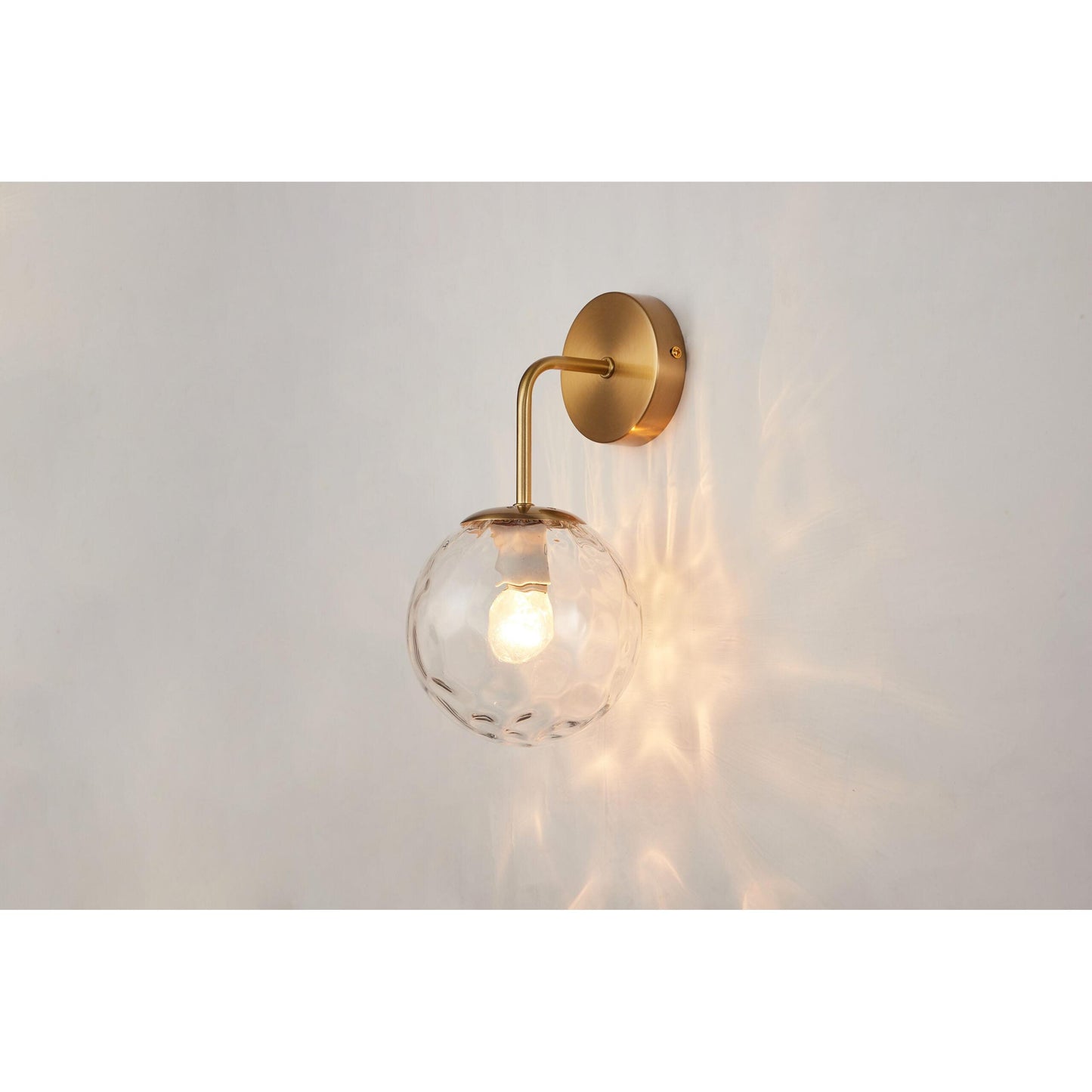 WLC 2476 ΑΠΛΙΚΑ ΜΠΡΑΤΣΟ ΓΩΝΙΑ - ΓΥΑΛΙ ΣΦΥΡΙΛΑΤΟ 1xE27 Φ15x20x30