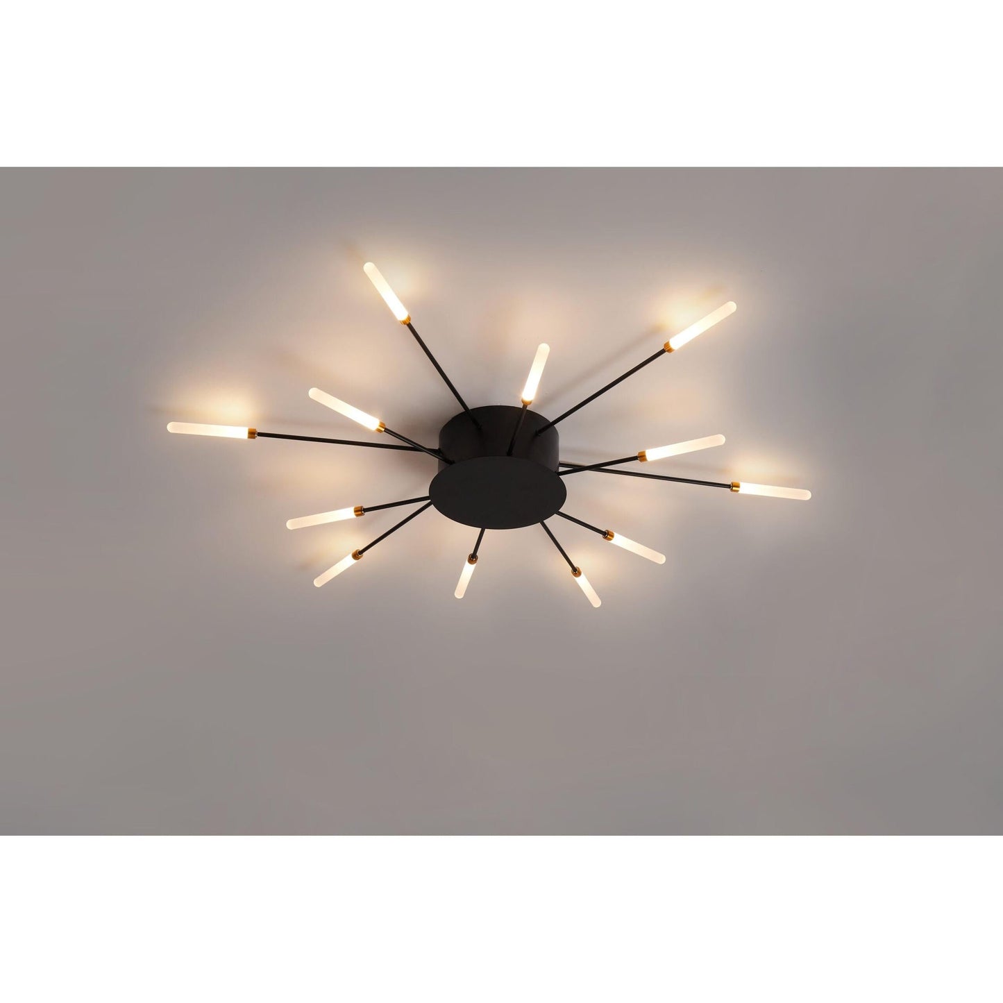 CCC 709-12 # LED ΟΡΟΦΗΣ ΜΑΥΡΟ ΑΚΤΙΝΕΣ Φ80x7