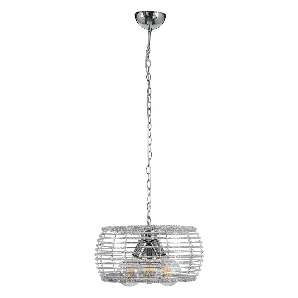 PDC 1013-3 # ΚΡΕΜ 3/Φ ΚΥΛΙΝΔΡ ΣΥΡ/ΝΟ ΝΙΚΕΛ 3xE27 Φ40x75