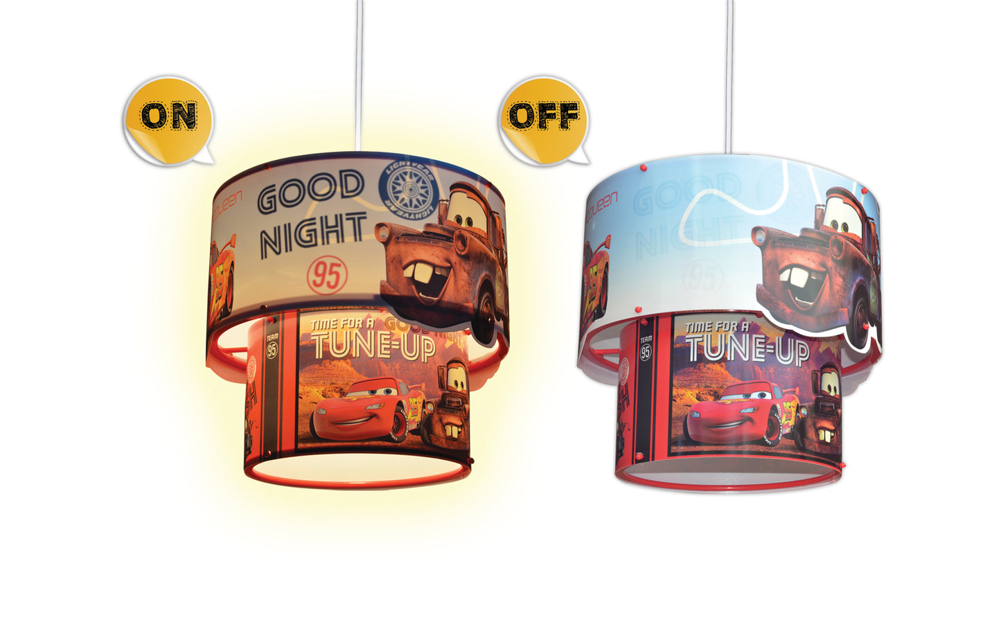 PDT 4352 C ΚΡΕΜ. 1/Φ ΔΙΠΛΟ ΠΑΙΔΙΚΟ CARS 1xΕ27 Φ30x(28-70)