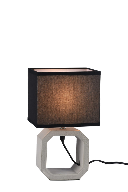 TLC 6003 BK ΠΟΡΤΑΤΙΦ ΤΕΤΡΑΓΩΝΗ ΚΕΡΑΜΙΚΗ ΒΑΣΗ ΚΑΠΕΛΟ ΜΑΥΡΟ 1xΕ14 KAΠEΛΟ 12x17x15