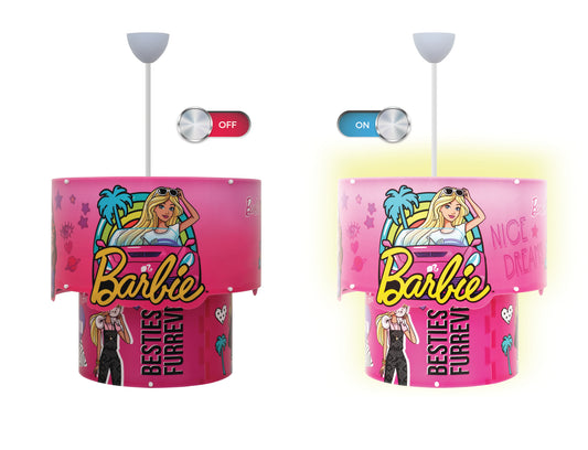 PDT 4352 B ΚΡΕΜ. 1/Φ 3D ΔΙΠΛΟ ΠΑΙΔΙΚΟ BARBIE 1xΕ27 Φ30x(28-70)