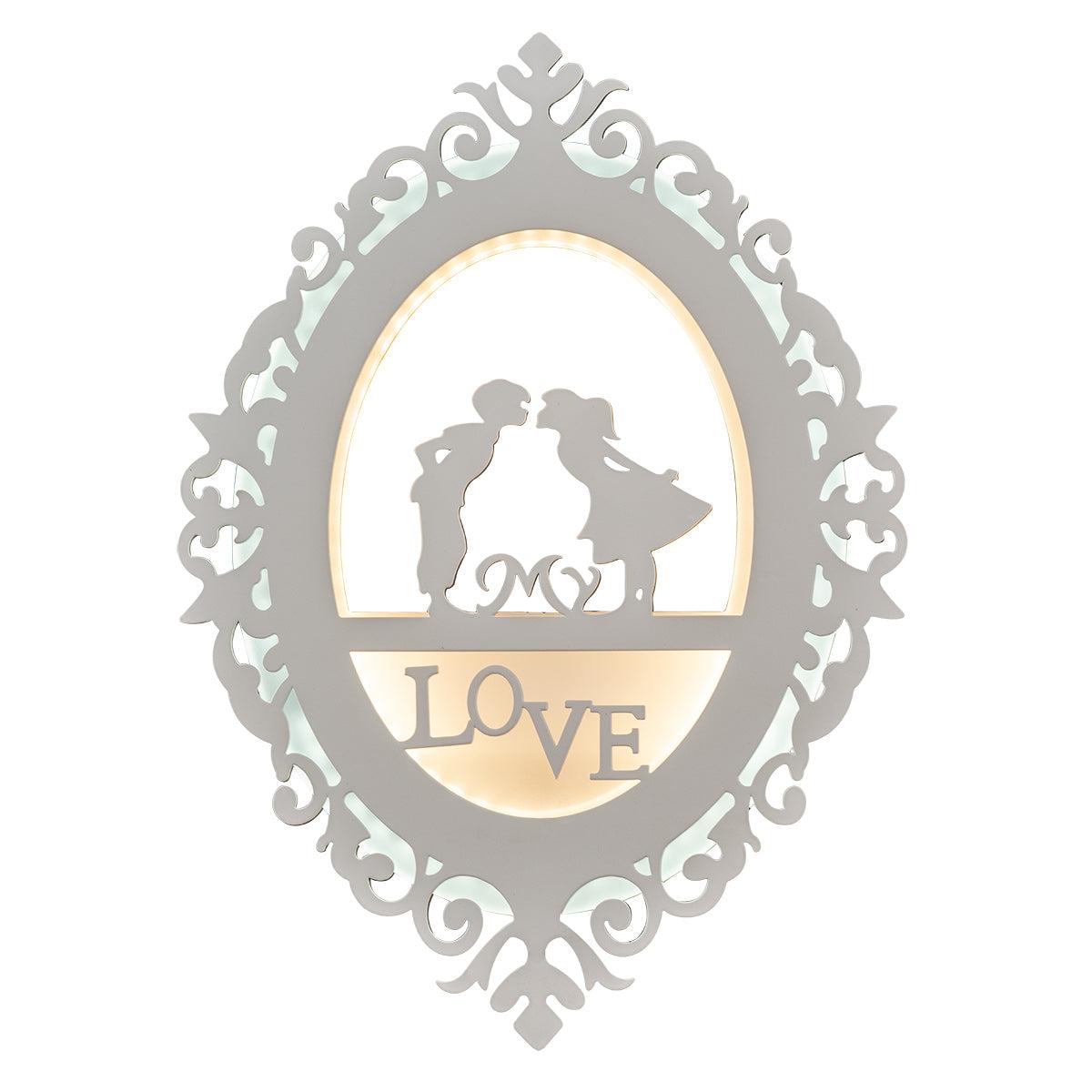 WLC 163 WH # ΑΠΛΙΚΑ 2/Φ LOVE 6000K/3000K 25x6x35