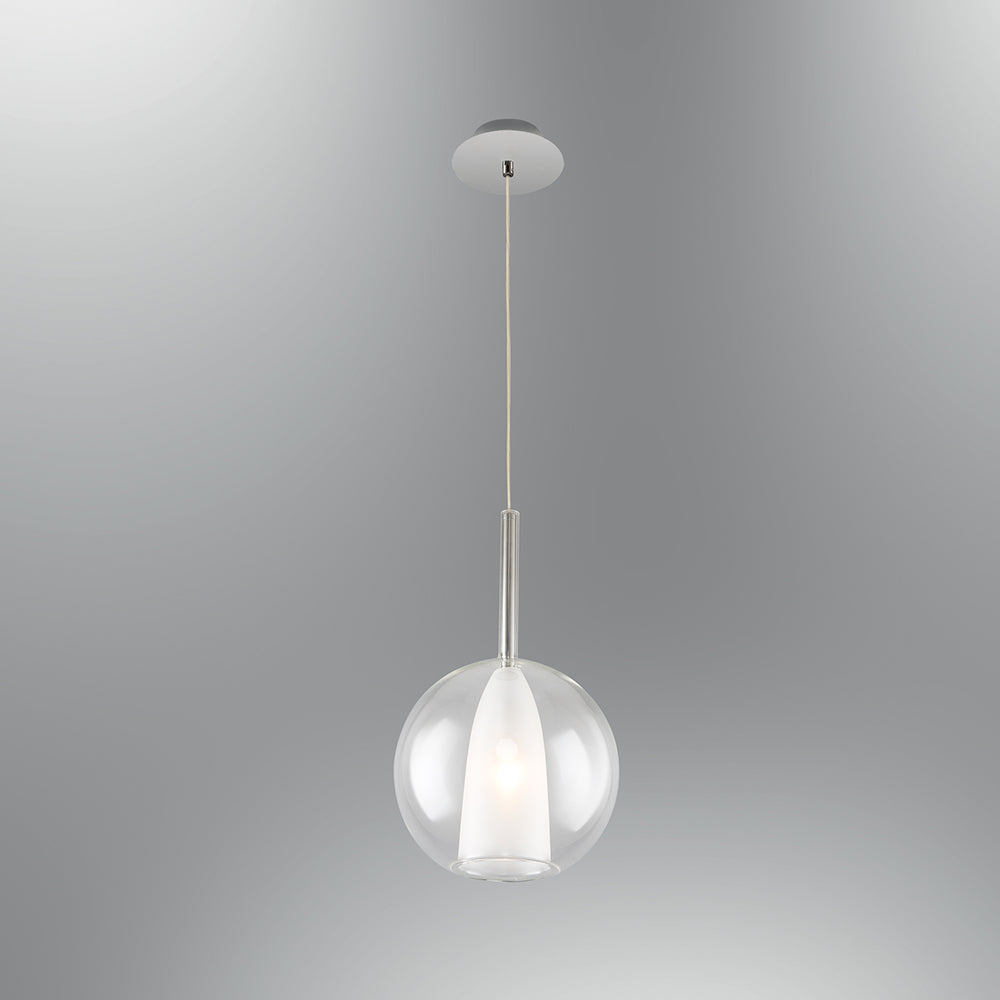 PDC 4020-1 TR 1/Φ ΓΥΑΛΙΝΗ ΜΠΑΛΑ ΔΙΑΦΑΝΗ 1xΕ14 Φ25x(42-120)