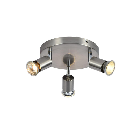 CCC 5215-3 ΝΜ 3/Φ ΟΡΟΦΗΣ ΣΠΟΤ ΝΙΚΕΛ ΜΑΤ 3xGU10 Φ20x8