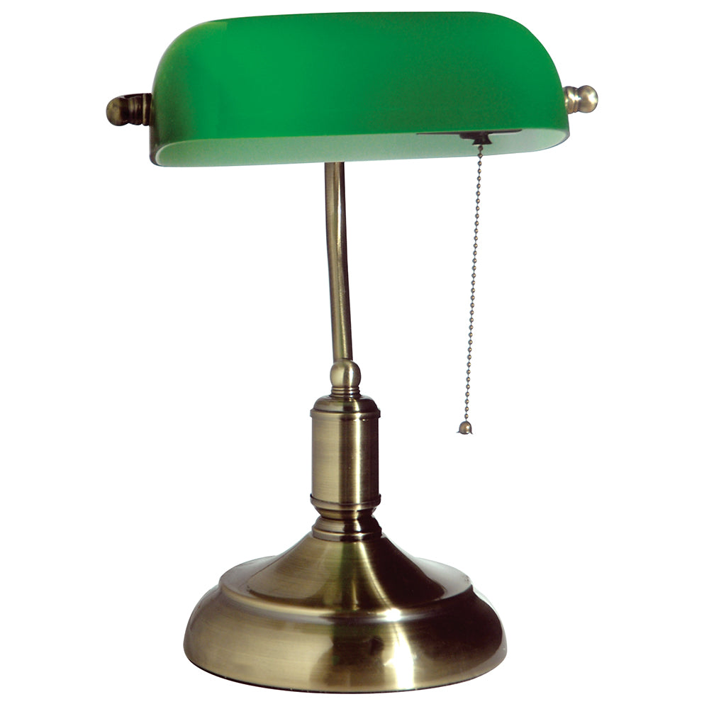 TLC 323 AB ΓΡΑΦΕΙΟΥ ΟΞΥΝΤΕ ΠΡΑΣΙΝΟ ΓΥΑΛΙ 1xΕ27 26x37εκ