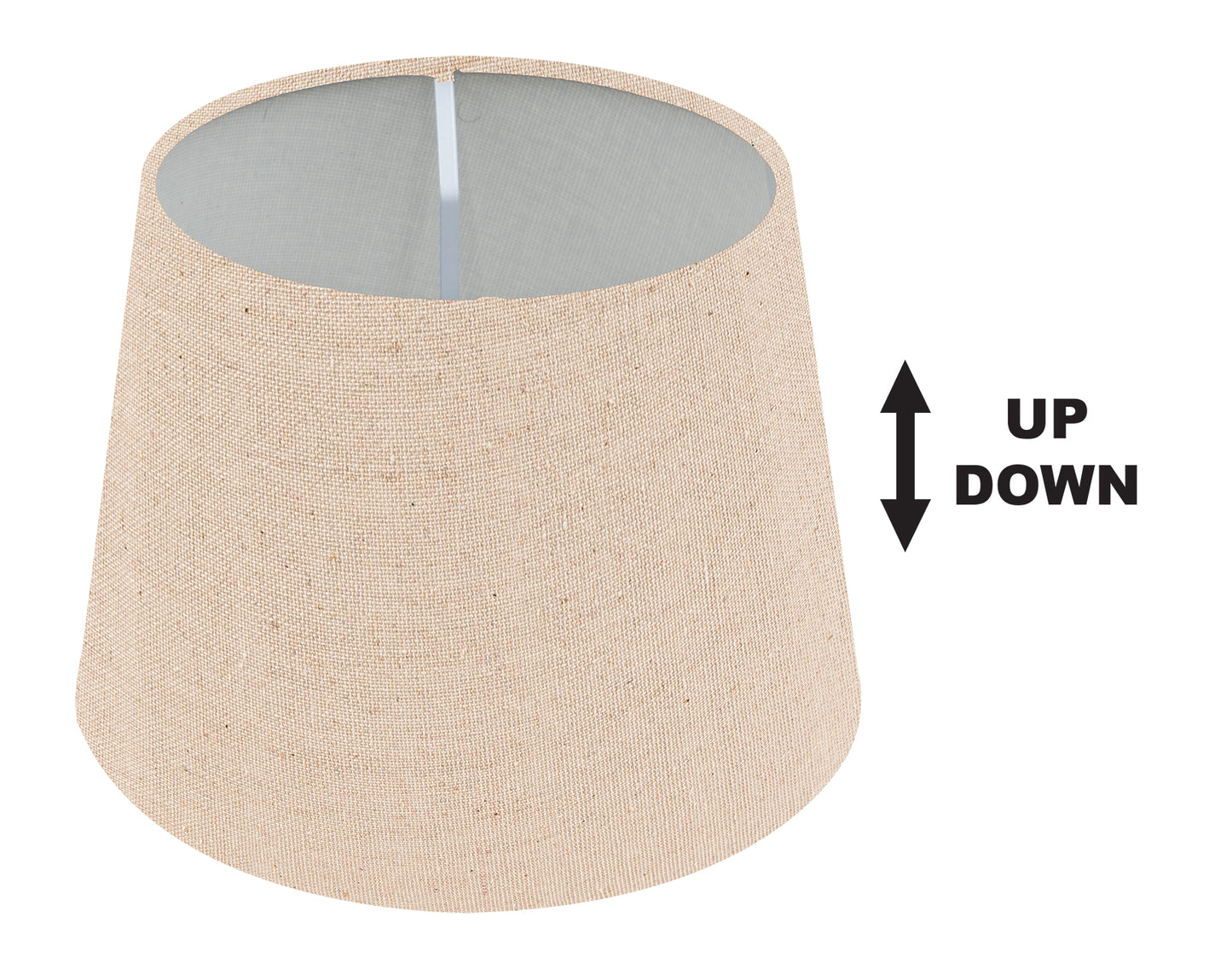 SPC 25 BG E14-E27 ΚΑΠΕΛΟ UP/DOWN ΜΠΕΖ ΥΦΑΣΜΑ Φ(19-25)x18