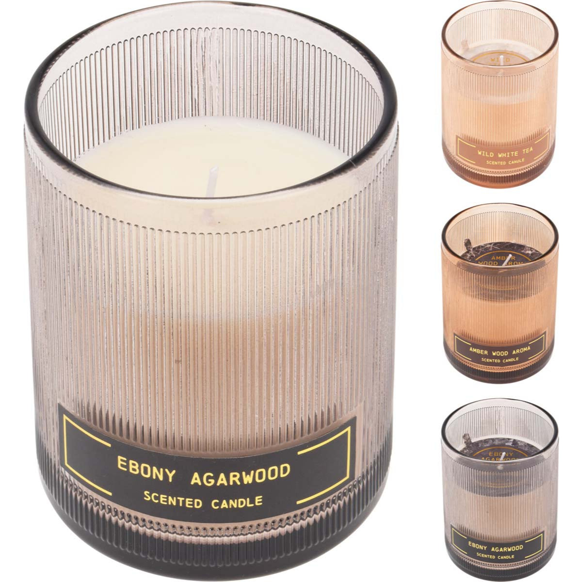 Κερί Αρωματικό σε Γυαλί 10x10x13 3 Σχδ