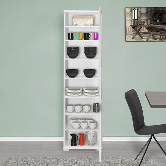 Στήλη Diamond Λευκό Gloss 50x35x187