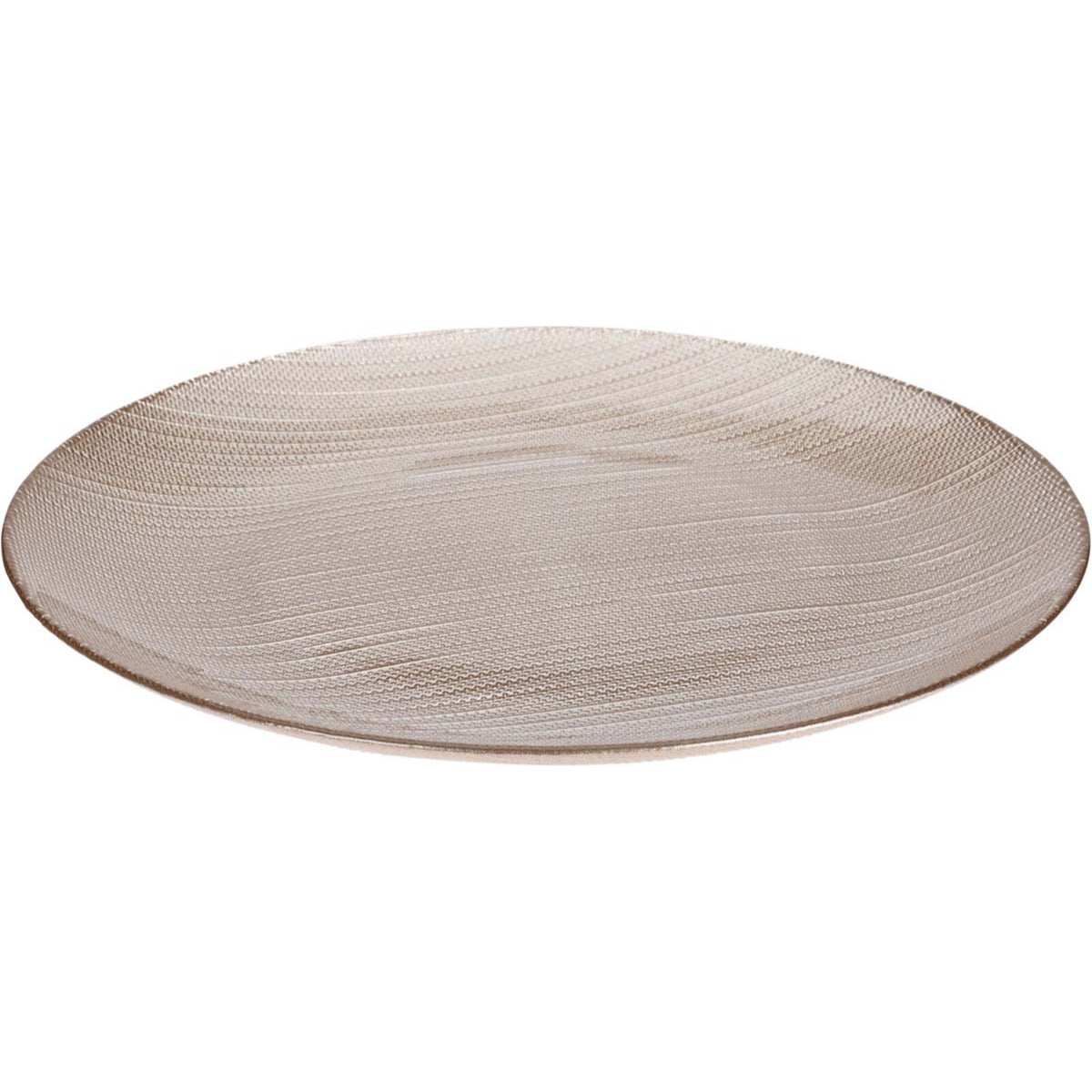 Πιάτο από Γυαλί Champagne 28εκ