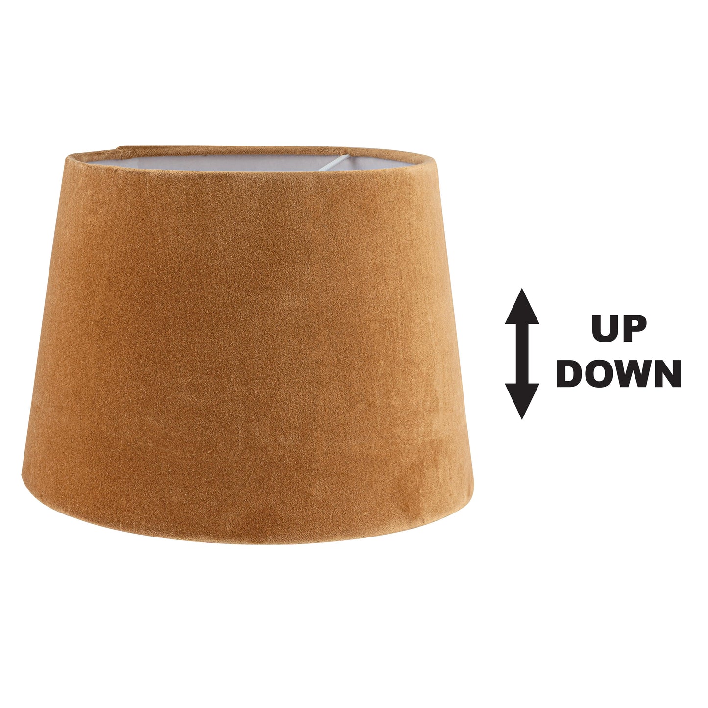 SPI 30 CA-VL ΚΑΠΕΛΟ ΒΕΛΟΥΔΟ CARAMEL Ε27-Ε14 UP/DOWN (24-30)x22