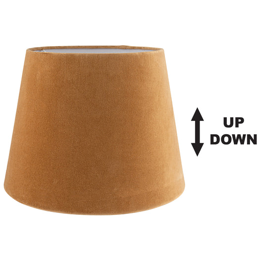 SPI 40 CA-VL ΚΑΠΕΛΟ ΒΕΛΟΥΔΟ CARAMEL Ε27-Ε14 UP/DOWN (29-40)x30