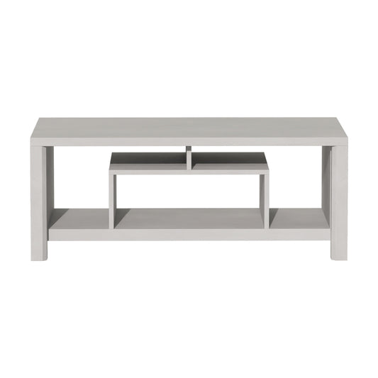Τραπέζι Σαλονιού Tracy Λευκό-Γκρι 120x60x48.5