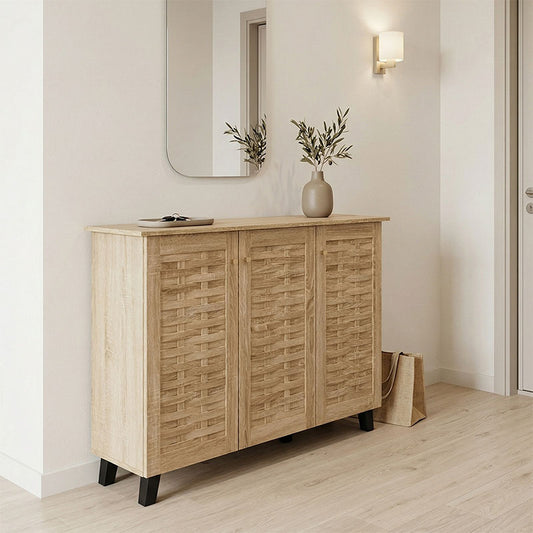 Παπουτσοθήκη-Ντουλάπι Mantam 16 Ζεύγων Sonoma 115.5x34x87