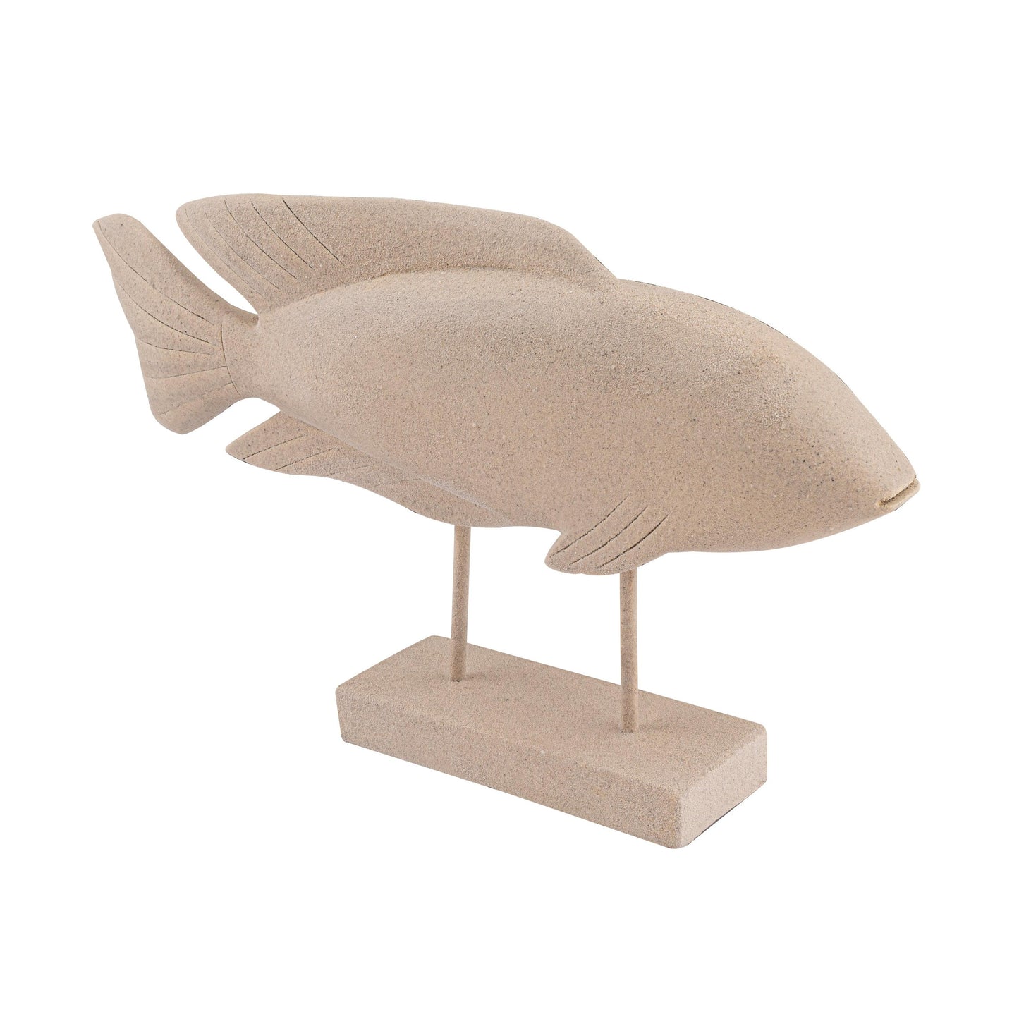 DEI - 09 ΞΥΛΙΝΗ ΦΙΓΟΥΡΑ ΨΑΡΙ ΚΑΦΕ ΜΗΚΟΣ 32x7x23