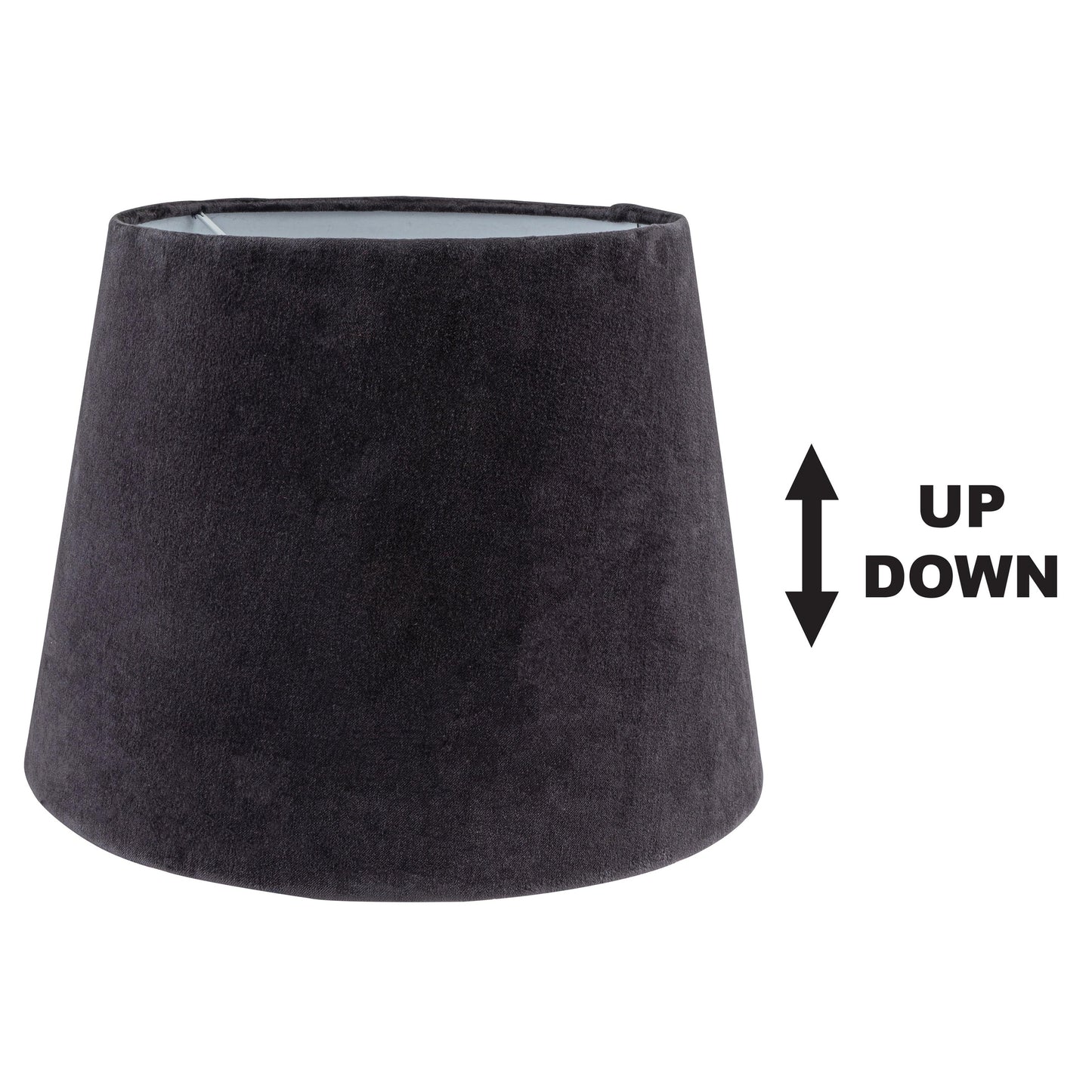 SPI 40 EGY-VL ΚΑΠΕΛΟ ΒΕΛΟΥΔΟ ΓΚΡΙ ΕΛΕΦΑΝΤΙ Ε27-Ε14 UP/DOWN (29-40)x30