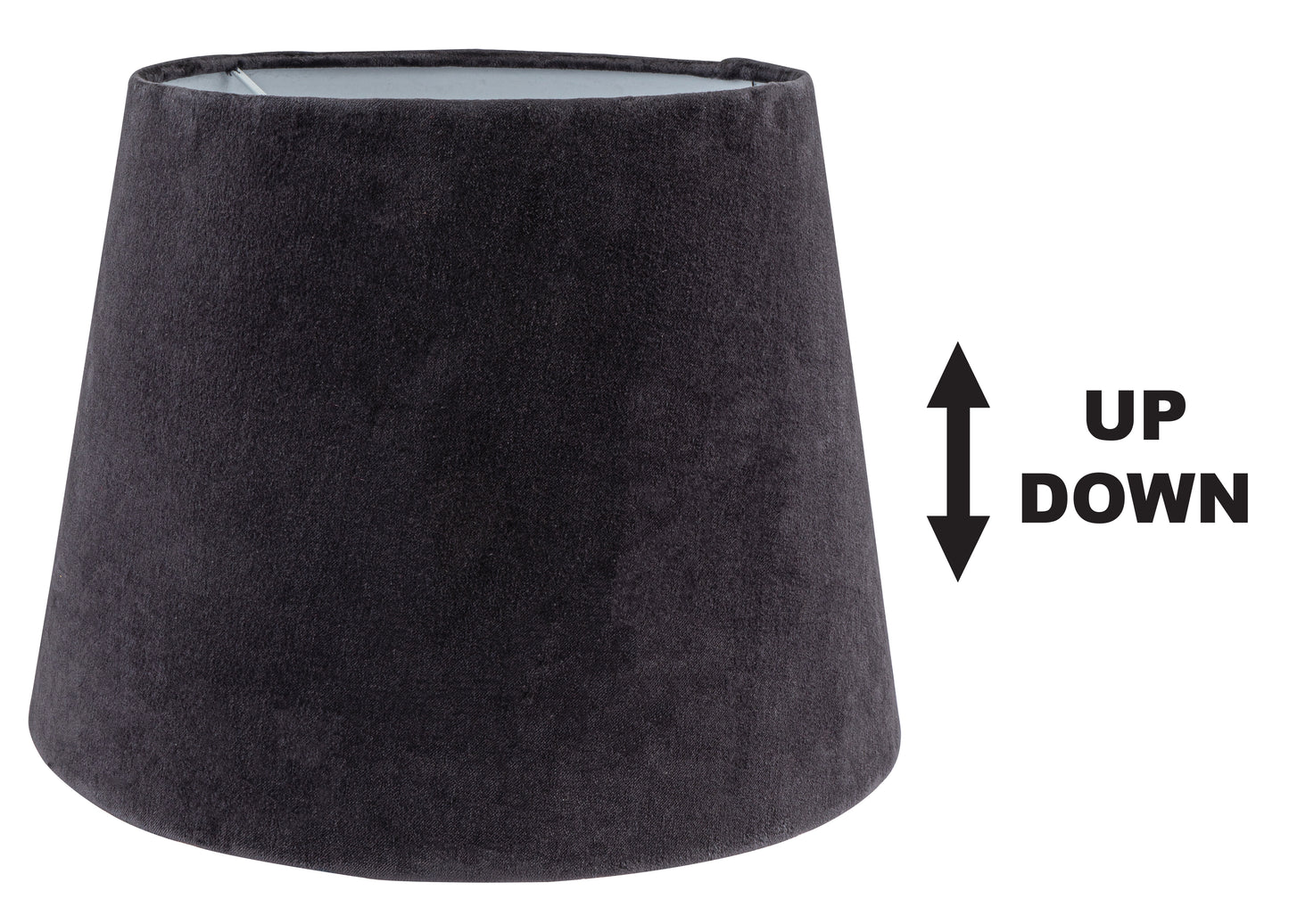 SPI 40 EGY-VL ΚΑΠΕΛΟ ΒΕΛΟΥΔΟ ΓΚΡΙ ΕΛΕΦΑΝΤΙ Ε27-Ε14 UP/DOWN (29-40)x30