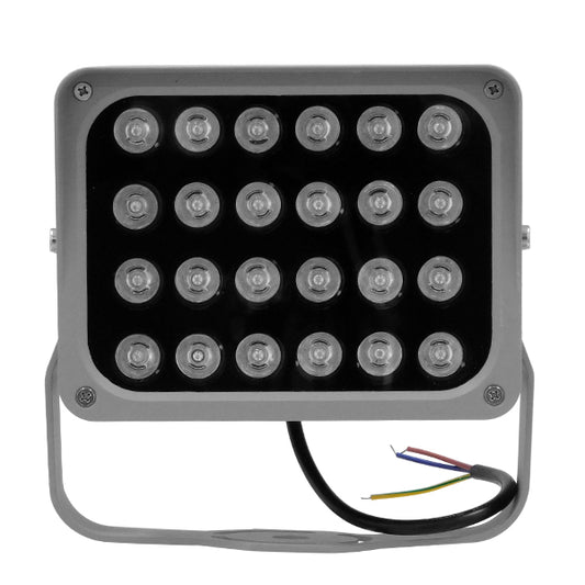 LED Προβολέας Αρχιτεκτονικού Φωτισμού 24W CREE 230v 2880lm Δέσμης 10° Μοιρών Αδιάβροχος IP67 Μπλε 05026