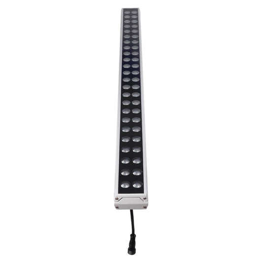 WASHERMOZA 90163 Μπάρα Φωτισμού Wall Washer LED 48W 4080lm 10-30° DC 24V Αδιάβροχο IP66 Πολύχρωμο RGB Dimmable - Bridgelux SMD Chip - Γκρι Ανθρακί - Μ100 x Π8.5 x Υ4