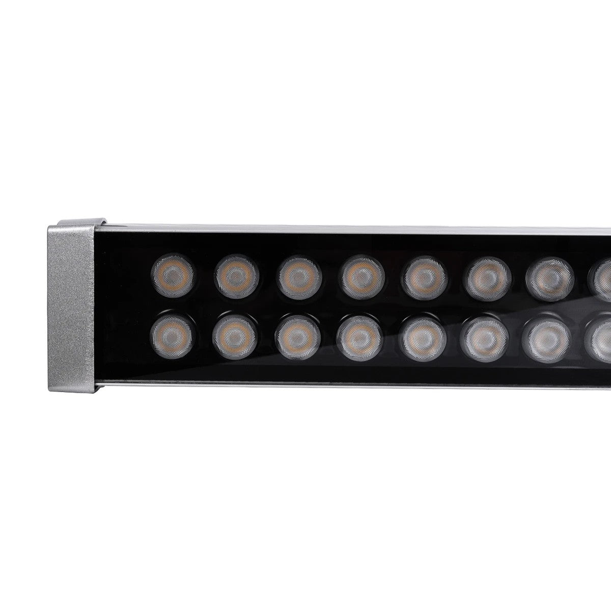 WASHERMOZA 90165 Μπάρα Φωτισμού Wall Washer LED 72W 7920lm 10-30° DC 24V Αδιάβροχο IP66 Θερμό Λευκό 2700K Dimmable - Bridgelux SMD Chip - Γκρι Ανθρακί - Μ100 x Π8 x Υ12.5