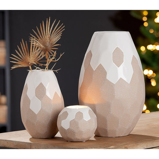 Θήκη Ρεσώ Λευκό/Ροζ Κεραμικό 8εκ