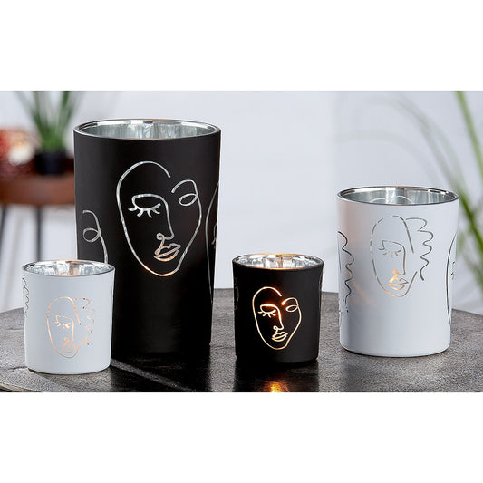 Θήκη Ρεσώ Πρόσωπα Γυαλί 12.5εκ σε 2 Χρώματα