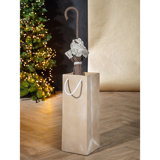 Ομπρελοθήκη Τσάντα Καφέ Κεραμικό 13x18x48