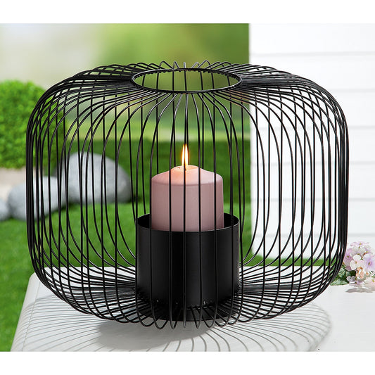 Φανάρι Μαύρο Μέταλλο 26.5εκ