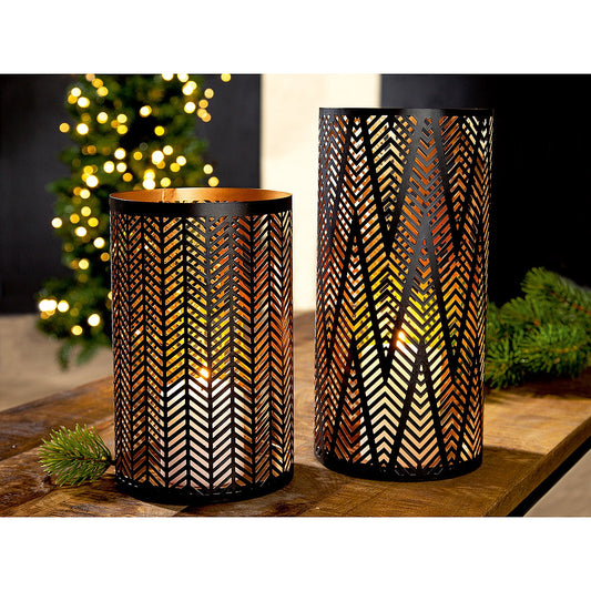 Φανάρι Μαύρο Μέταλλο 26.5εκ