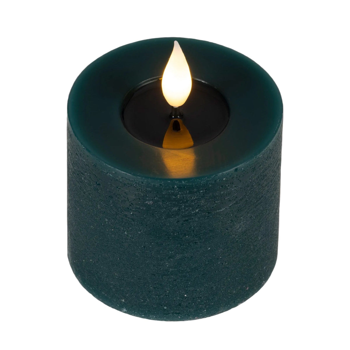 LED Κερί από Κερί Wax με Ρεαλιστική Φλόγα Emerald Φ8x10