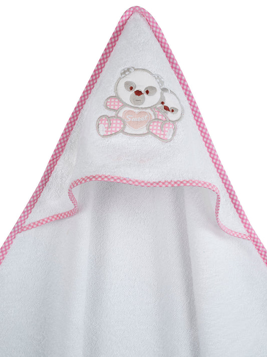 Κάπα Κεντητή Panda Pink 75x75εκ