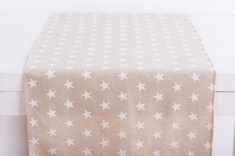 Ράννερ Αστέρι Λευκό 32x150εκ