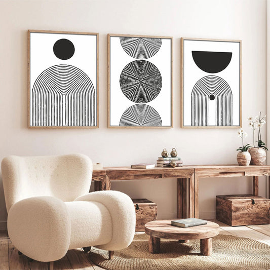 Πίνακας σε Καμβά Serchie Τρίπτυχος με Ψηφιακή Εκτύπωση 30x3x40