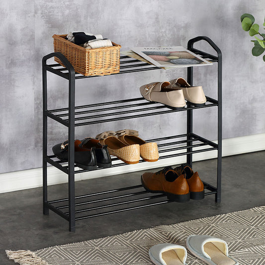 Παπουτσοθήκη Ramon 12 Ζευγών Μέταλλο Μαύρο 62x20x62