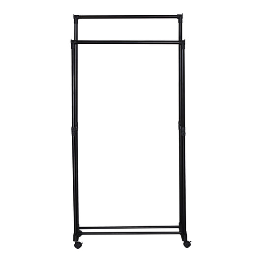 Κρεμάστρα Δαπέδου Ganco Μαύρο Μέταλλο 74.5x39x157