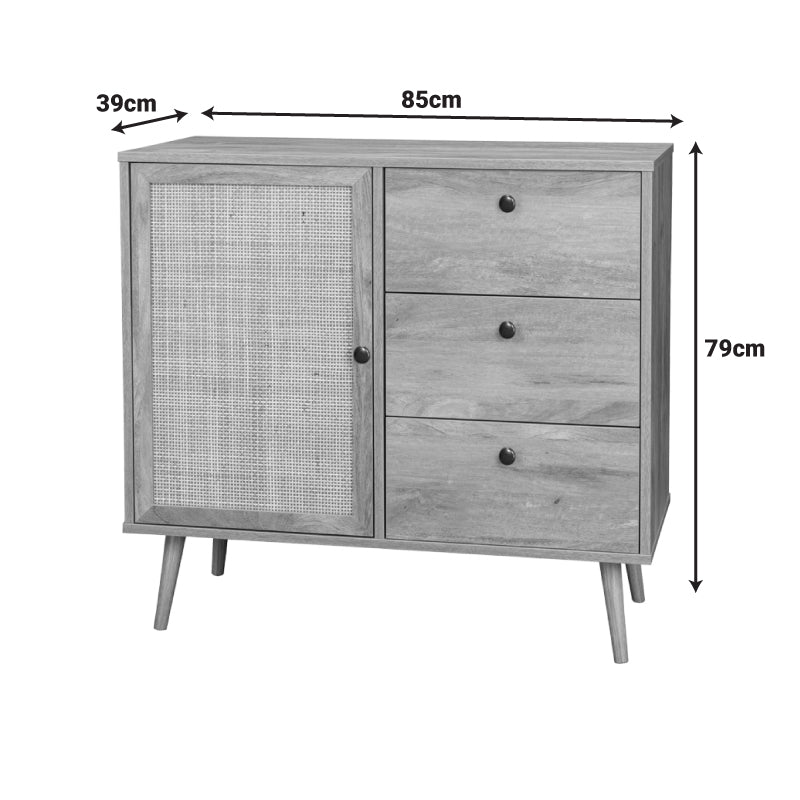 Μπουφές Oslo σε Sonoma Απόχρωση 85x39x79