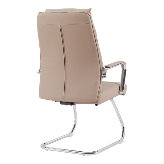 Καρέκλα Επισκέπτη Siquel I PU σε Cappuccino Απόχρωση 58x62x105