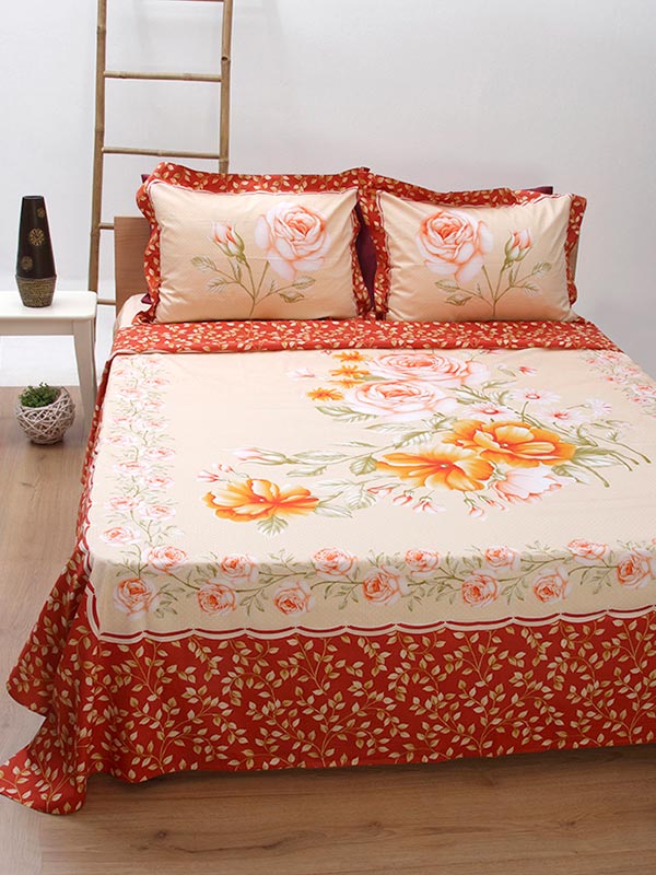 Πάπλωμα Satin Εμπριμέ 70043 Υπέρδιπλο 220x240εκ