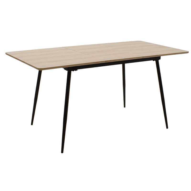 Τραπέζι Shazam MDF Επεκτεινόμενο Χρώμα Sonoma 120-160X80X76