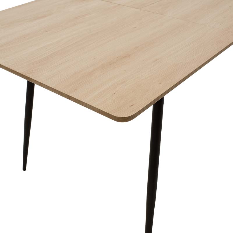 Τραπέζι Shazam MDF Επεκτεινόμενο Χρώμα Sonoma 120-160X80X76